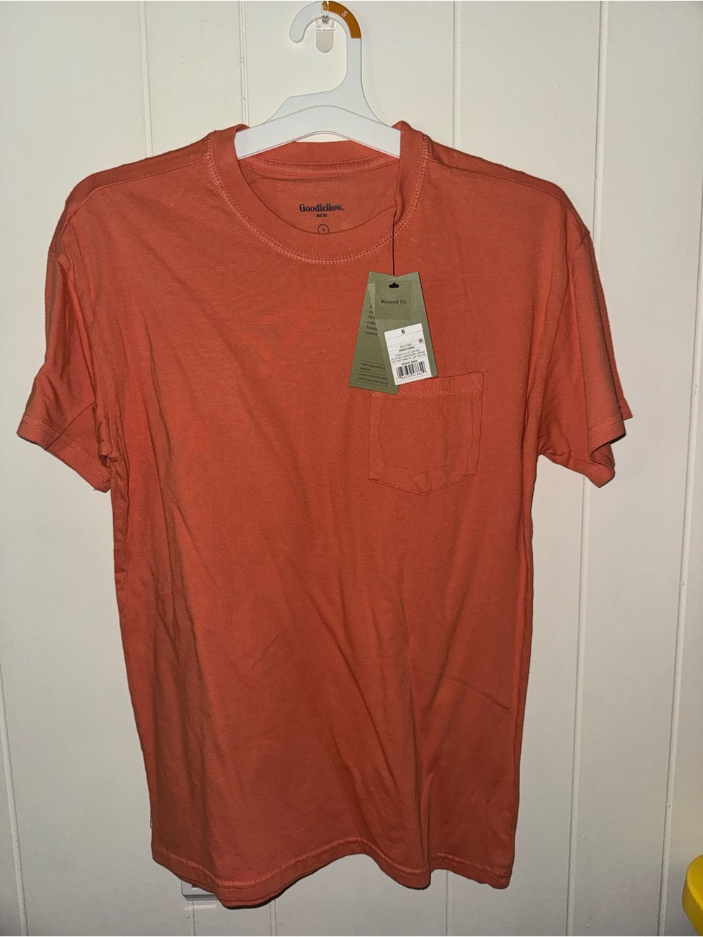 Goodfellow & Co Men’s Rust Orange Pocket Tee